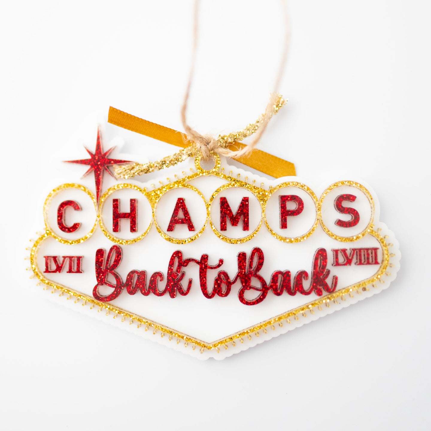 2024 Chiefs Champion Ornaments